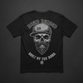 Road Raised Built by the Road tee back print